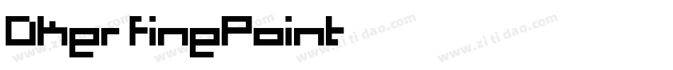 Dker finePoint字体转换